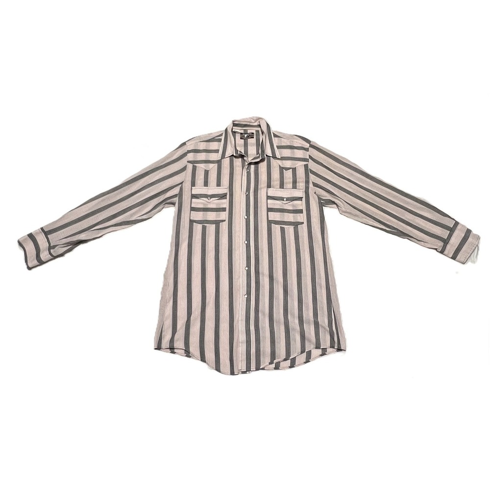 VTG Westerncore Cowboy Karman Pearl Snap Western Shirt Long-sleeves Men's 16.5